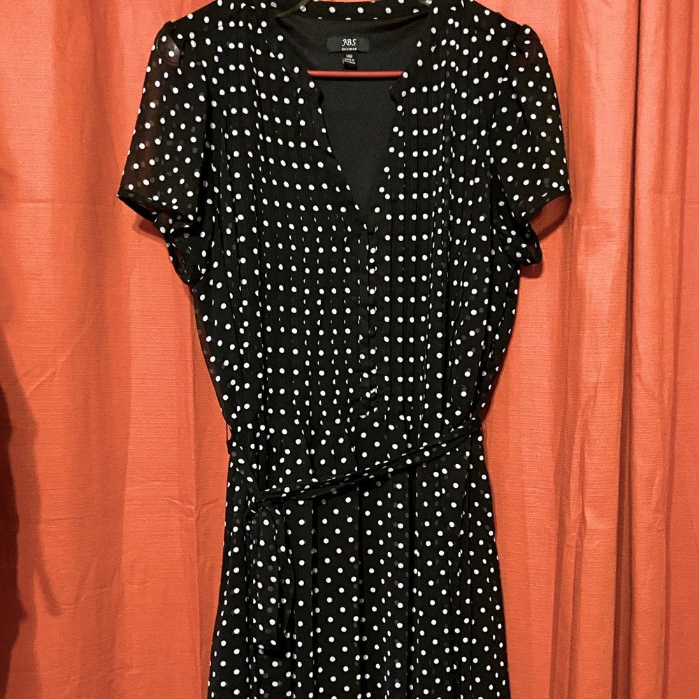 Black and White Polka dot Dress